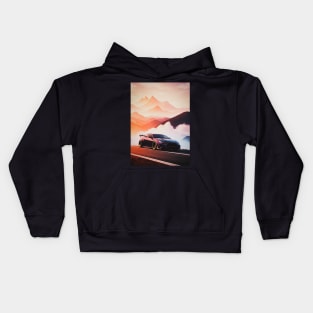 Sunset drive Kids Hoodie